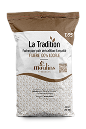 La Tradition : farine de blé tendre T65 en sacs de 25kg